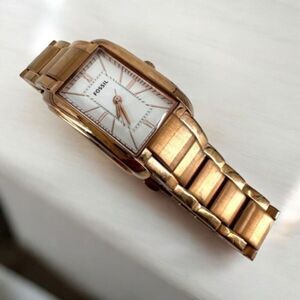 Fossil Women’s Goldtone Watch Stainless Steel ES-2731